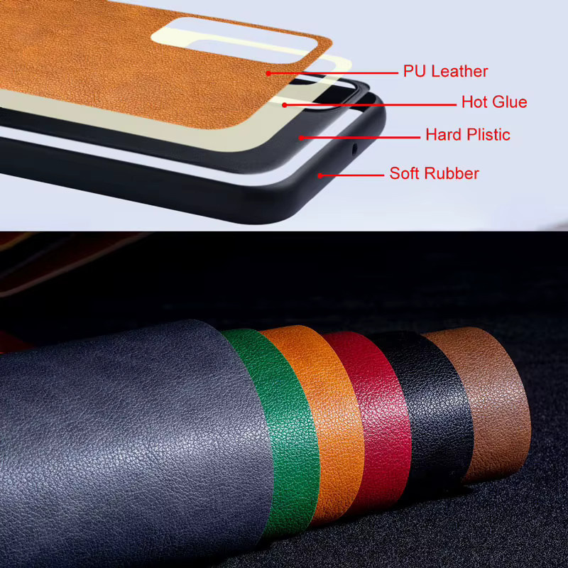 Luxuriöse Leder-Handyhülle für Motorola Moto G G15 Power Stylus G05 E15 2025 in Rot im Retro-Business-Stil - Bild 1