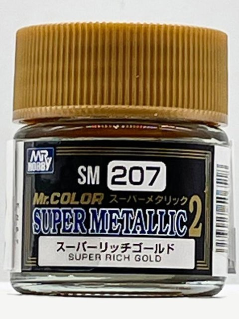 Mr Hobby Super Metallic Colors II, Super Rich Gold, 10 ml - Bild 1