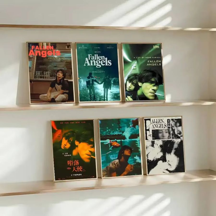 Wasserfester selbstklebender Leinwand-Papieraufkleber Fallen Angels 1995 Wong Kar Wai Filmplakat Kunstdekor - Bild 3