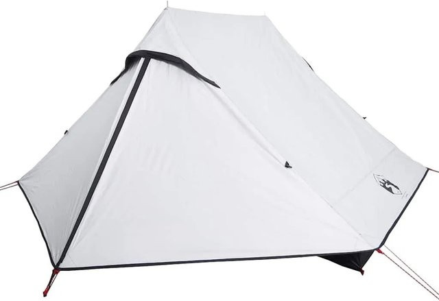vidaXL Campingzelt für 2 Personen in Weiß mit Verdunkelungsstoff und wasserdichter Beschichtung - Bild 1