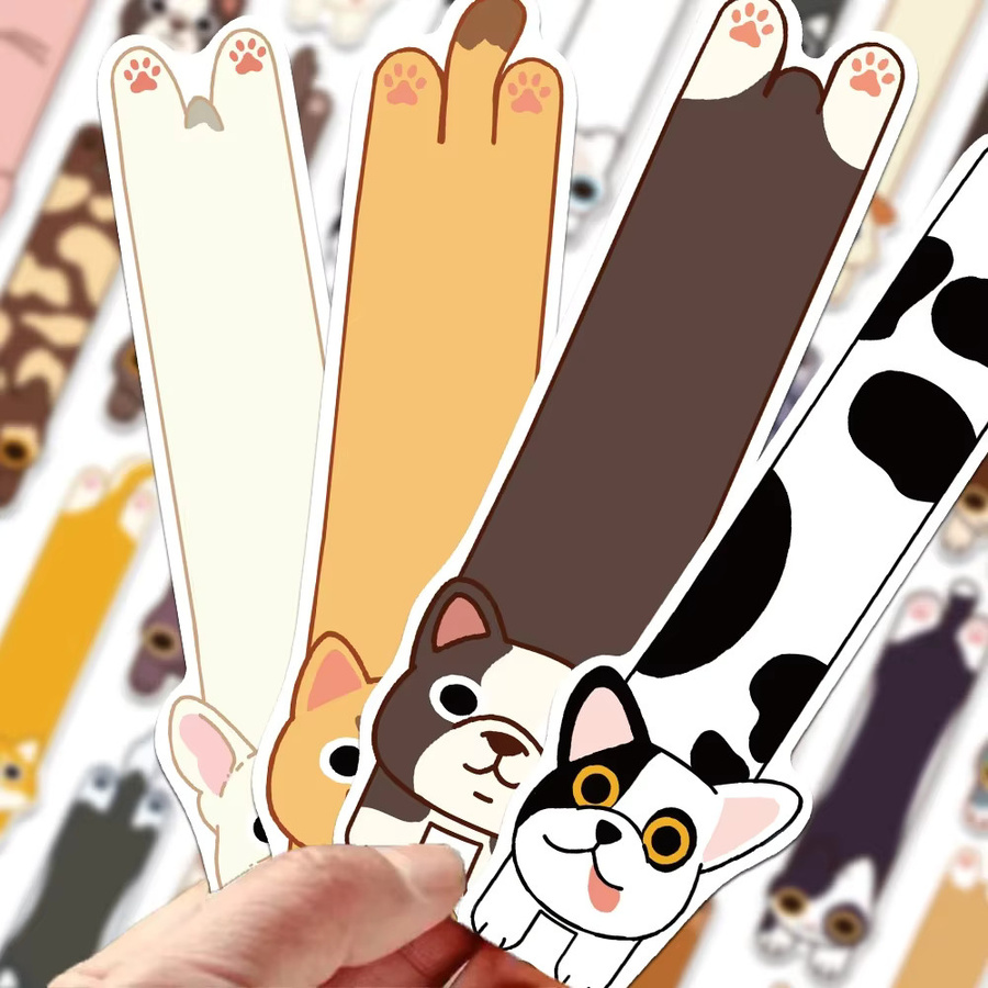 30 Stück Lesezeichen mit Katzen und Hunden in Multicolor aus Papier - Bild 3