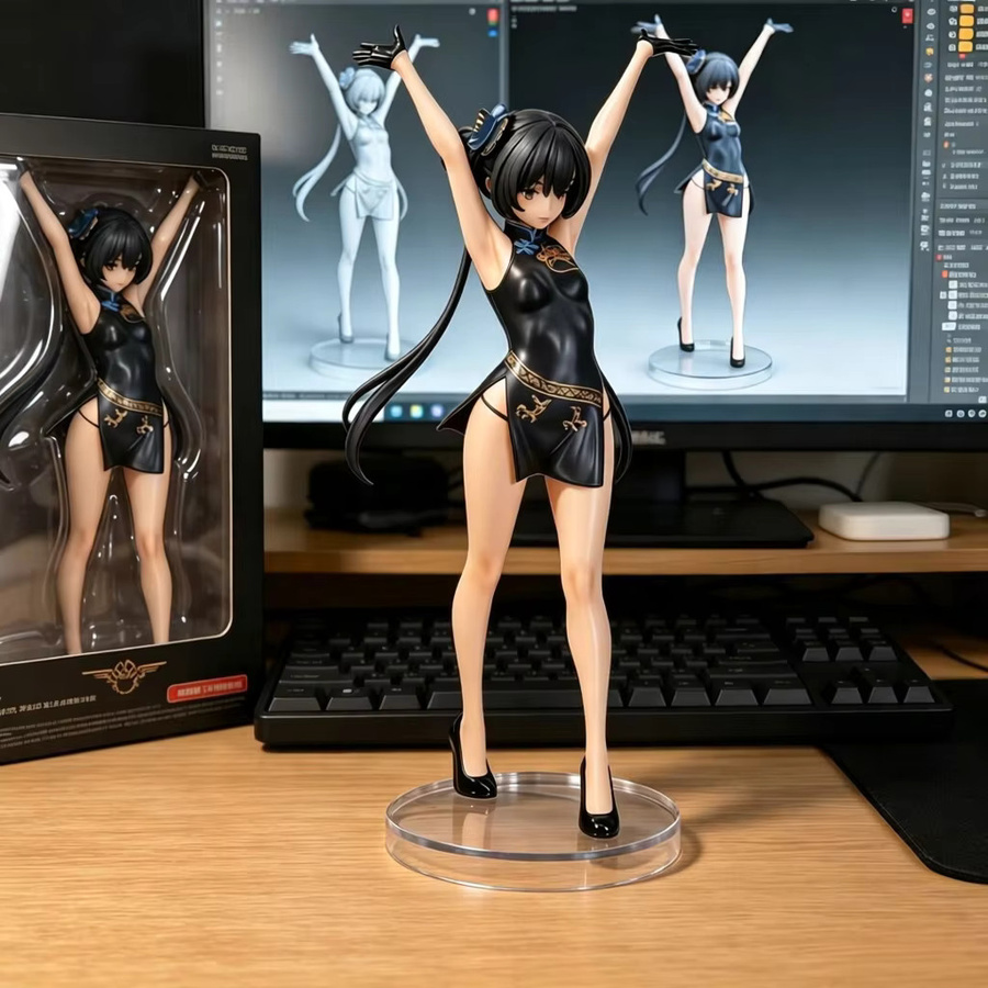 Bandai Blue Archive Ryuuka Kisaki, PVC-Figur, 22cm, Schwarz - Bild 2
