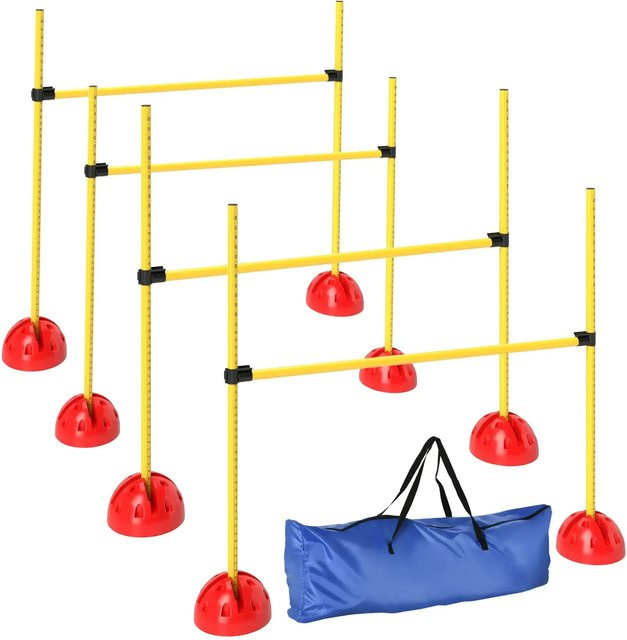 PawHut Hund Agility Set, Kunststoff, Gelb - Bild 1
