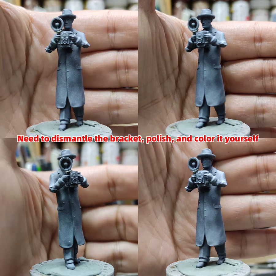 CorMake Figuren Diorama, Modellbausatz, 1:87, Kunststoff, Grau - Bild 5