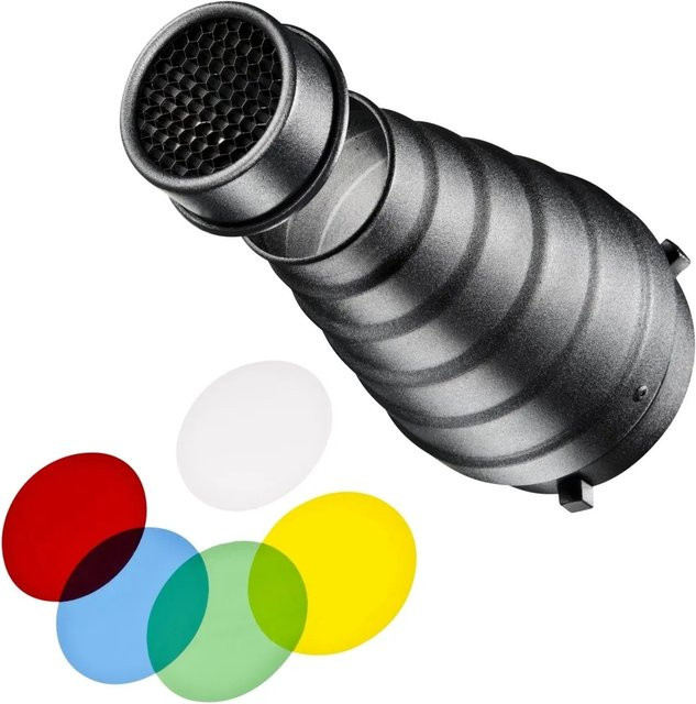 Walimex Universal Spotvorsatz-Set Aurora/Bowens in Schwarz - Bild 1