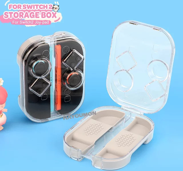 Hayoumon Transparente Aufbewahrungsbox für Nintendo Switch und Joycons als staubdichte Schutzhülle für dein Gaming-Zubehör - Bild 1