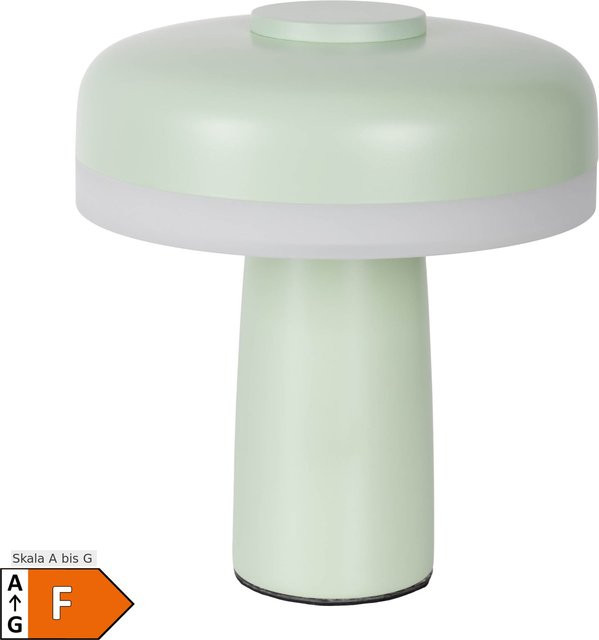 Näve Akku-Tischleuchte PILU in Mint, dimmbar mit LED und Touch-Funktion, B/T/H: 15 x 15 x 16,5 cm - Bild 1