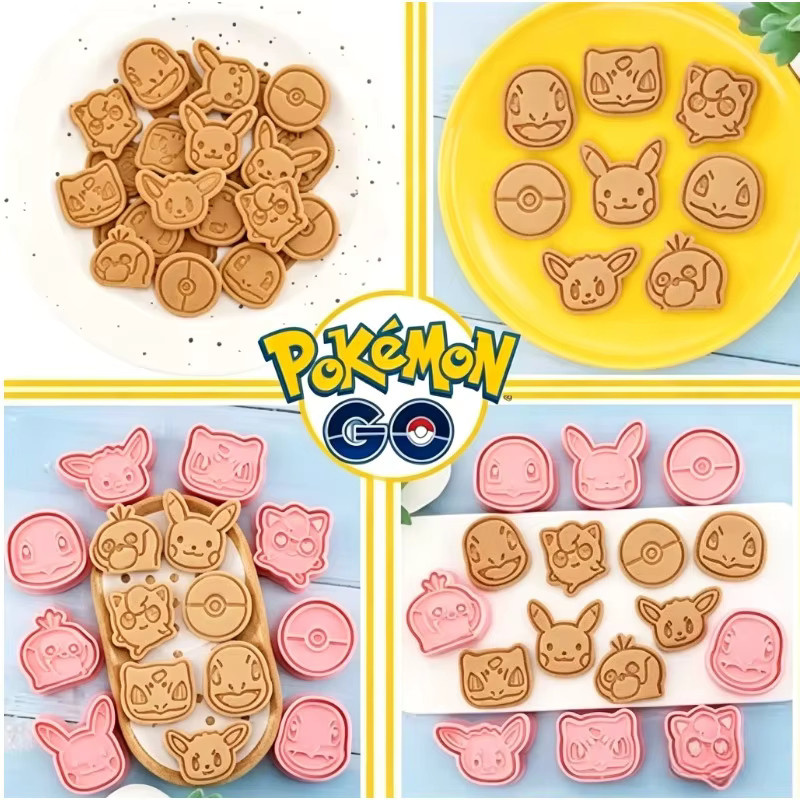 Bandai Pokemon Keksform, Niedliche Anime-Figur, 3D DIY Keksstempel - Bild 1