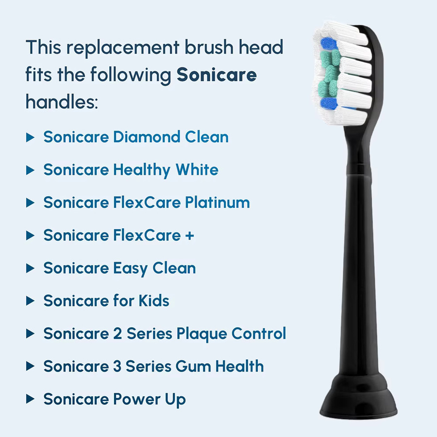 Philips Ersatz-Zahnbürstenköpfe, kompatibel mit Sonicare Diamond, weiß - Bild 3
