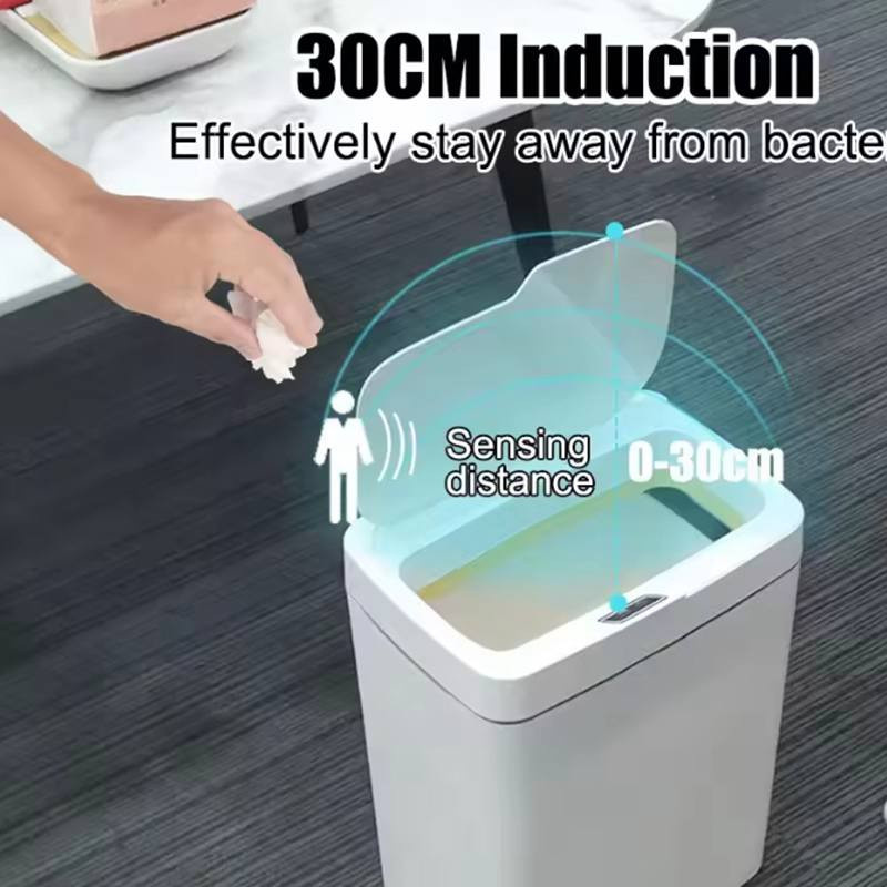 Intelligenter Mülleimer mit Sensor idealife, berührungslos und wasserdicht, 15 l, Grün - Bild 2