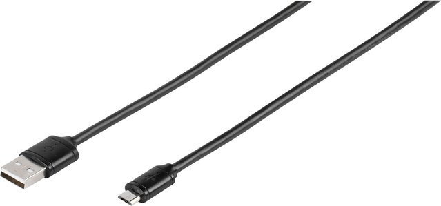 Vivanco Micro-USB Daten- und Ladekabel USB-A auf Micro-USB, Schwarz, 1 m - Bild 1