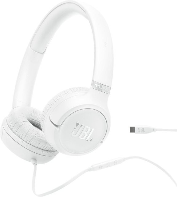 JBL Tune 530C On-Ear Kopfhörer mit USB-C in Weiß - Bild 1