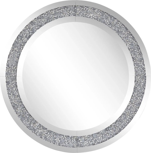 Beliani Wandspiegel ERBRAY Silber, B/H: 70 x 70 cm - Bild 1