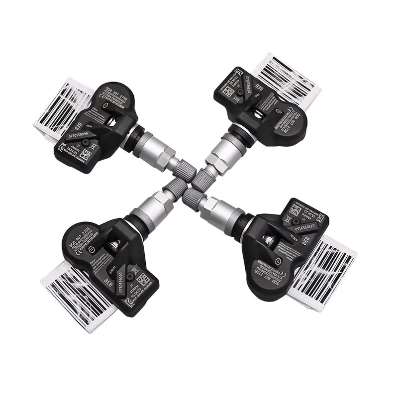 GANGLE 4er Set Reifendruckkontrollsystem TPMS Sensoren in Schwarz für Audi A4 A5 A6, Porsche Cayenne und Volkswagen Golf Jetta - Bild 2