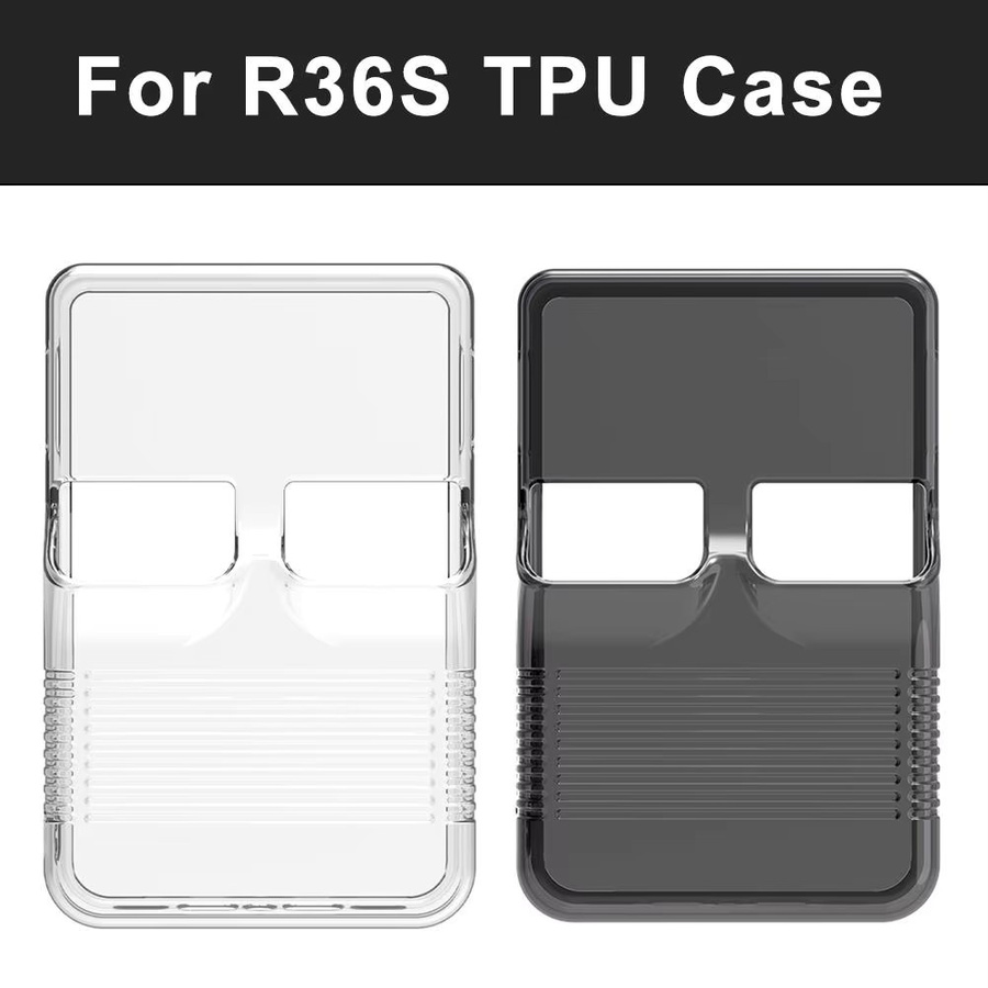 Transparente TPU Schutzhülle für R36S Handheld Retro Spielkonsole - Bild 2
