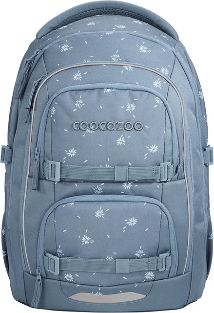 Coocazoo Schulrucksack PORTER Bloomy Daisy in Grau und Blau - Bild 1