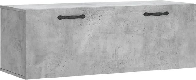 vidaXL Wandschrank aus Holzwerkstoff in Grau, B/T/H: 100 x 36,5 x 35 cm - Bild 1