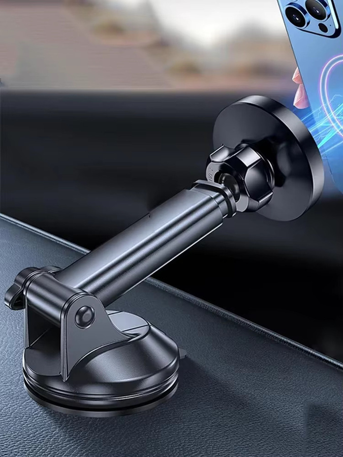 UYUXIO Magnetische Autohalterung mit 15 W Schnellladung für das Armaturenbrett oder die Windschutzscheibe, Kabelloses Ladegerät in Schwarz - Bild 6