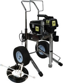 MONSTER LuckySpray 2.0F Airlessanlage in Schwarz mit Zubehör für Wandfarbe und Lacke - Bild 1