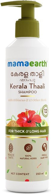 Mamaearth Kerala Thaali Shampoo, 250 ml, Hibiskus, Amla, Shikakai, Leinsamen - Bild 1