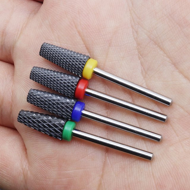 Easy Nail Nagelbohrer Keramik 5 in 1, Schwarz, 3/32 Zoll Schaft - Bild 1