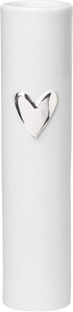 Weiße Porzellan-Vase HERZ von Räder - Bild 1