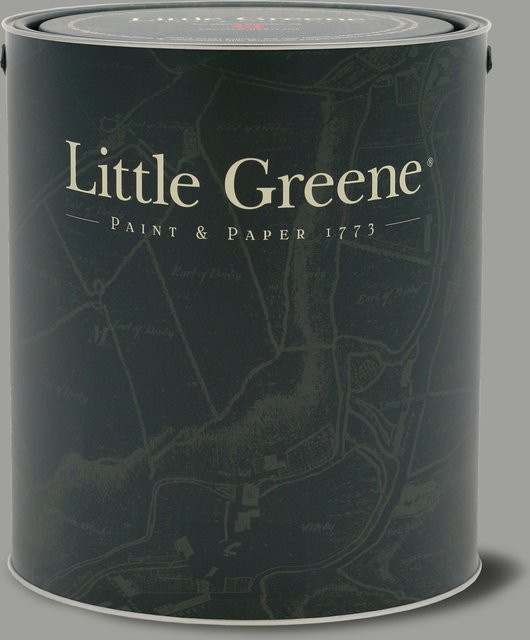 Little Greene Distemper Wandfarbe Urbane Grey 225, 5 l - Bild 1