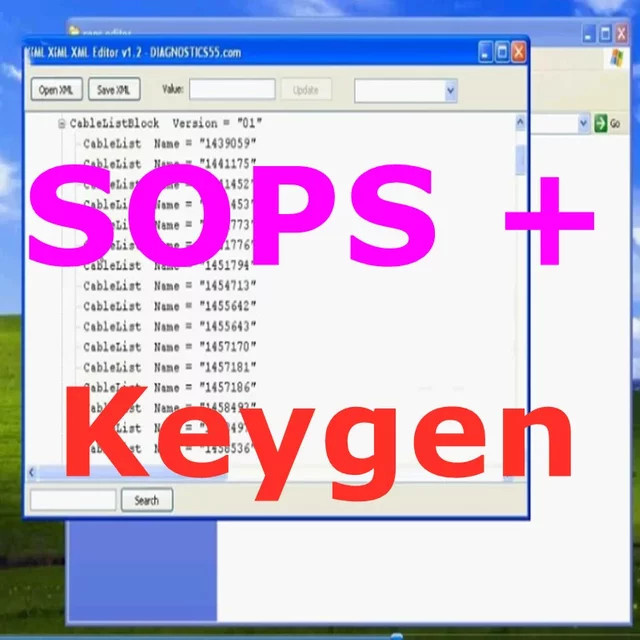 SOPS Editor Tool mit Encryptor Decryptor, XML Editor und Video-Funktion inklusive Keygen-Datei - Bild 1