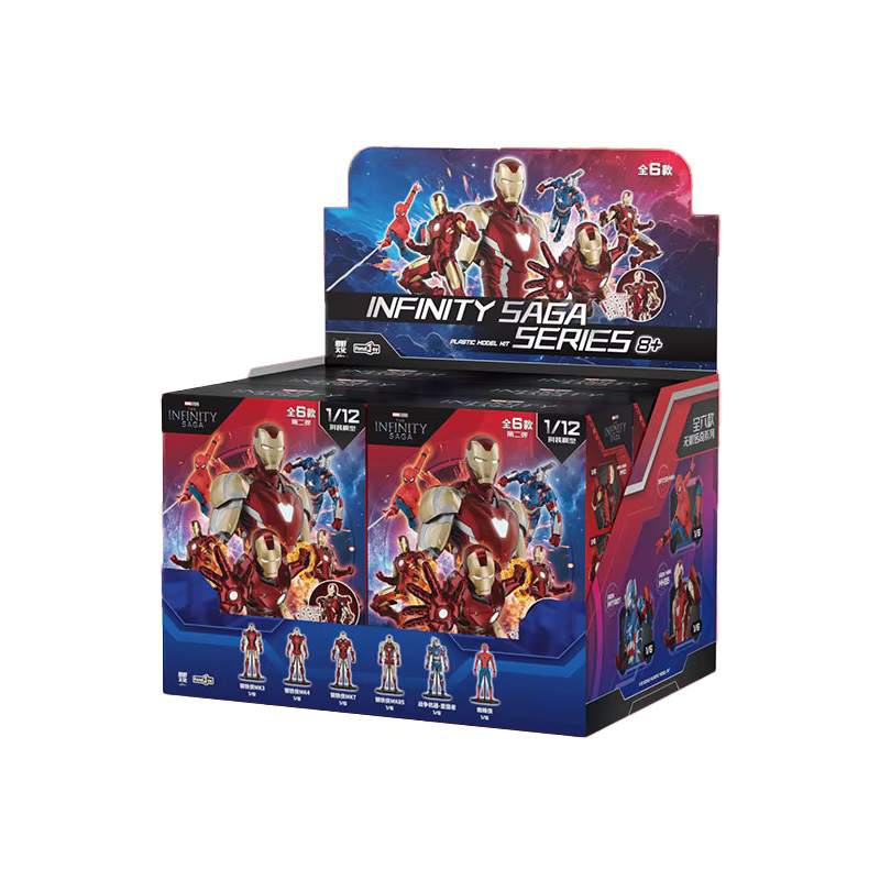 Fondjoy Infinite Legend Series Marvel Baubare Modell-Blindbox mit Iron Man und Spider-Man Figuren - Bild 3