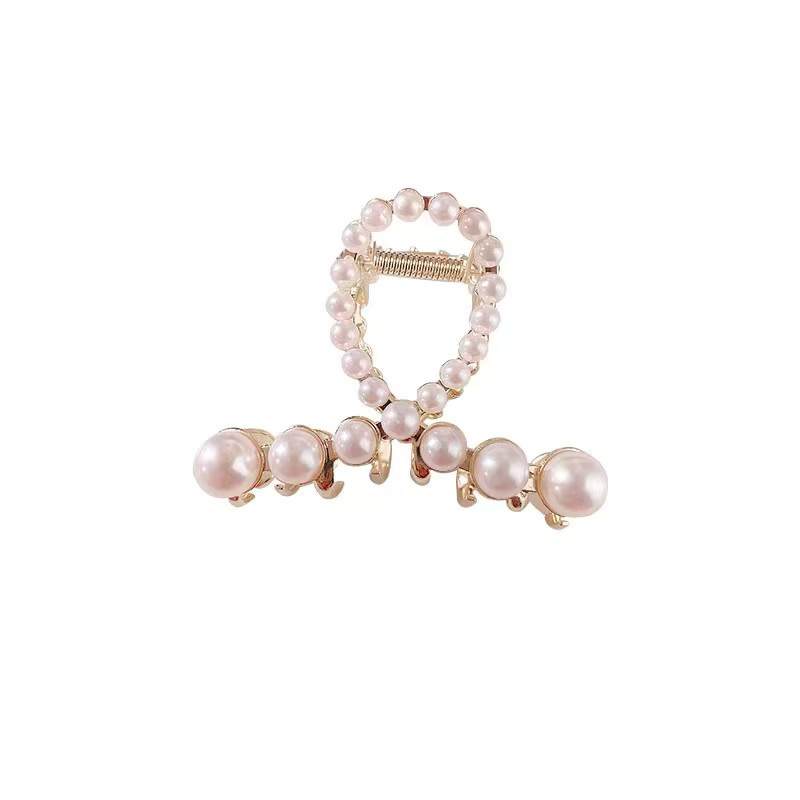 HIYAYZ Haar-Clip, Perle, Strass, Damen - Bild 4