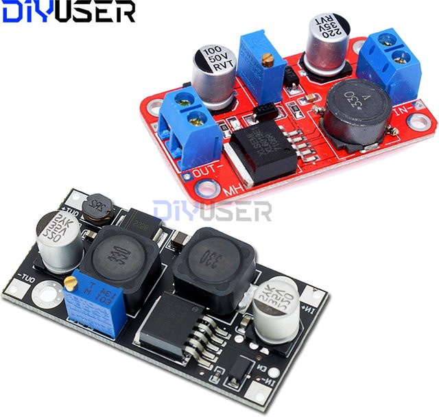 DIYUSER XL6019 4A DC-DC-Aufwärtswandler einstellbares Hochspannungs-Aufwärts-Leistungsmodul in Rot - Bild 1