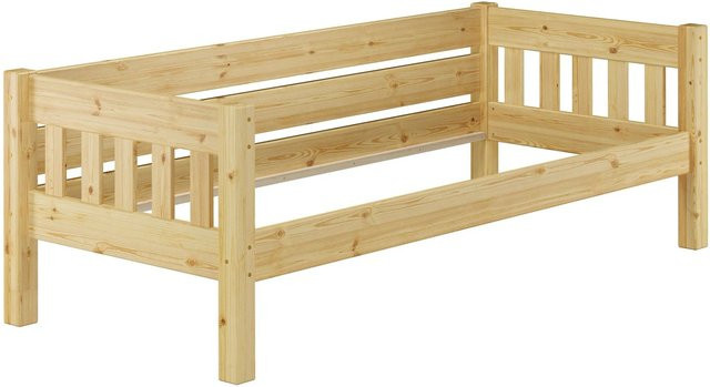 Erst-Holz Futonbett Modell 53 aus Massivholz Kiefer in Braun B/T/H: 90 x 200 x 70 cm - Bild 1