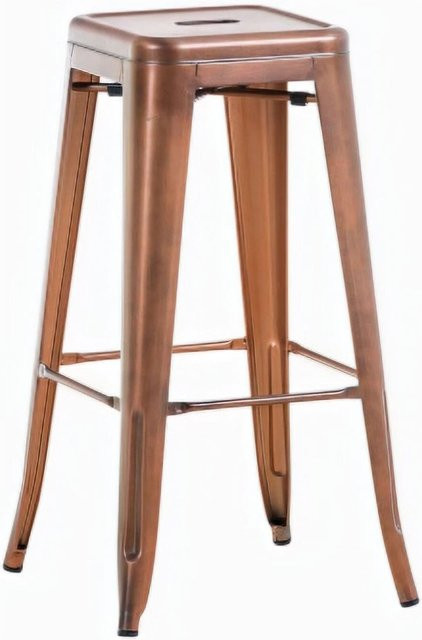 CLP Barhocker Joshua Stapelbarer Tresenhocker aus Metall mit Fußstütze, Sitzhöhe: 76 cm - Bild 1