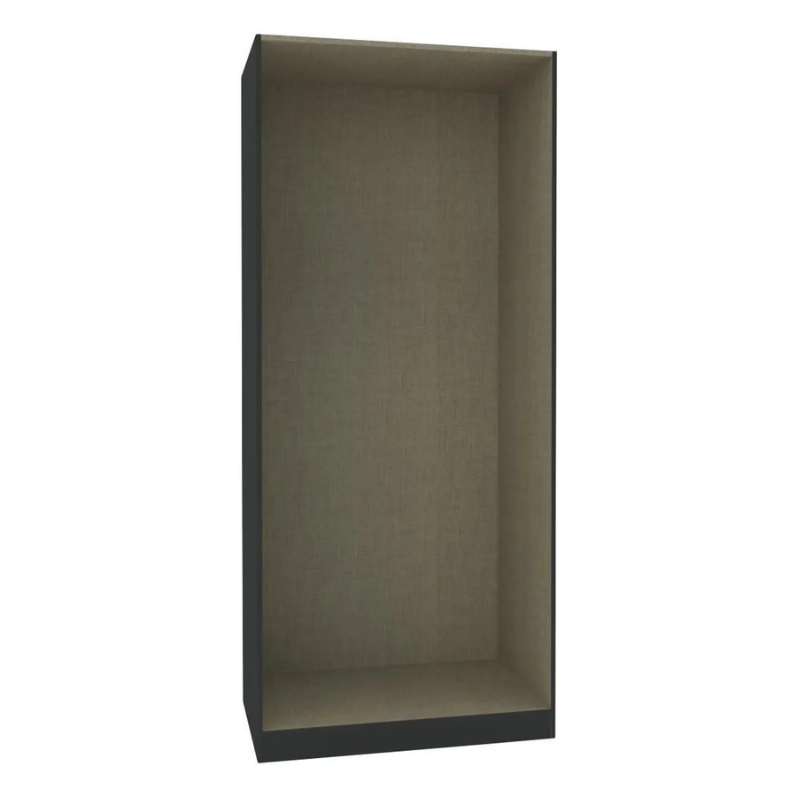 Based Kleiderschrankkorpus UNIT in Anthrazit, B/T/H: 91,1 x 56,5 x 210 cm - Bild 2