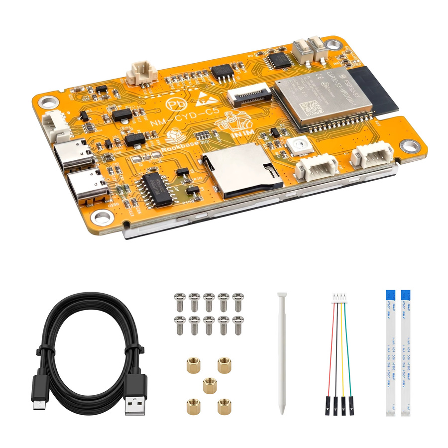 NMIOT Palm AI Agent Board NM-CYD-C5 mit ESP-Claw für IoT-Geräte, 2,8-Zoll-Bildschirm, Dual-Band-WLAN, ESP32-C5, unterstützt GPT, Claude und DeepSeek - Bild 2