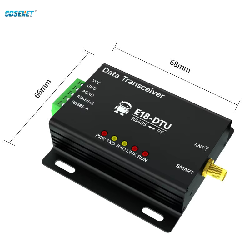 CDSENET CC2530 Zigbee 3.0 Drahtlose Datenübertragungsstation RS485 E18-DTU Z20-485 Schwarz - Bild 2