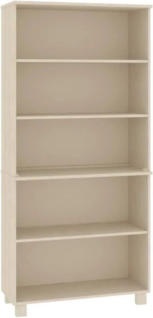 vidaXL Highboard HAMAR aus Massivholz Kiefer in Honigbraun mit Regalfächern und Türen, B/T/H: 180 x 35 x 85 cm - Bild 1