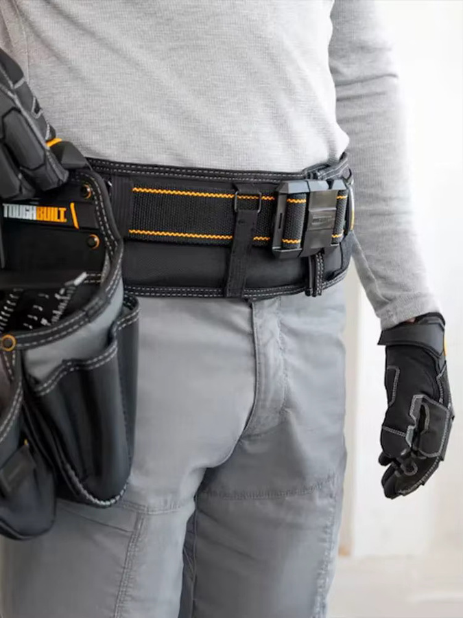 TOUGHBUILT Pro Gepolsterter Werkzeuggürtel aus Polyester mit Cliptech-Tasche für allgemeine Konstruktionen - Bild 5