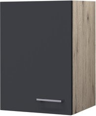 Flex-Well Küchen-Hängeschrank Morena in Basaltgrau matt und San Remo Eiche, B/H/T: 40 x 54,8 x 32 cm