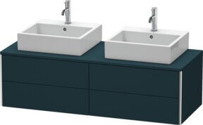 Duravit Waschtischunterschrank XSquare in Weiß Matt, B/T/H: 140 x 40 x 54,8 cm - Bild 1