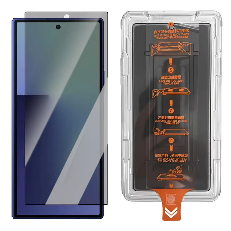 Samsung Galaxy Z Fold 8Ultra 7 6 5 4 Displayschutz aus gehärtetem Glas 9H Datenschutzfolie transparent - Bild 5