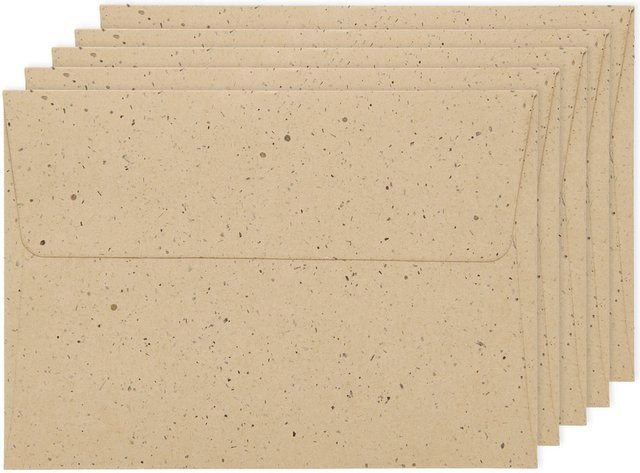 Rico Design Paper Poetry Renew Umschläge C7 in Cappuccino - Bild 1