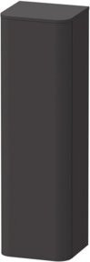 Duravit Halbhochschrank Happy D.2 Plus in Graphit Matt mit Glastür, B/T/H: 40 x 36 x 133,6 cm - Bild 1