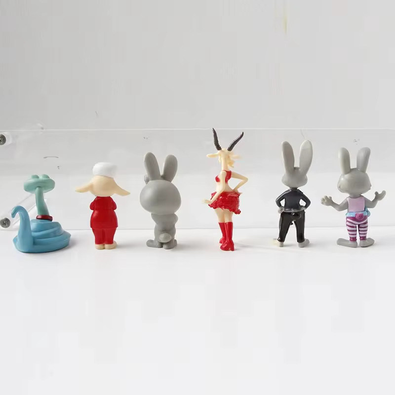 HEROCROSS Zootopia Nick Fox Judy Zootropolis Action Figur, 12-teiliges Set - Bild 2