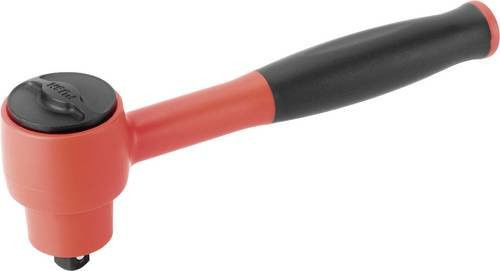Cimco Umschaltratsche 3/8 Zoll nach DIN 3122 VDE, Farbe: Rot, Länge: 200 mm - Bild 1