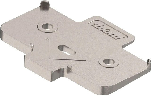 Blum Winkelkeil Kreuzform in Zink mit Schraubversion, Distanzstärke: 6 mm, Farbe: Silber - Bild 1