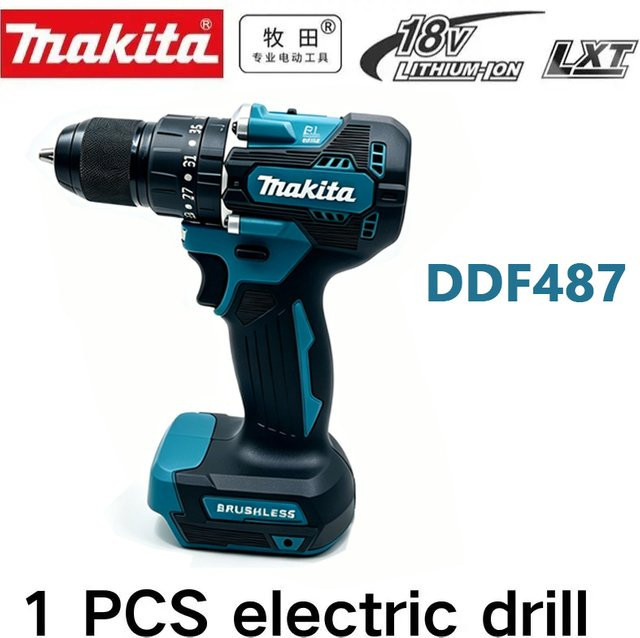 Makita DDF487 Akku-Schrauber-Bohrer 18V LXT mit bürstenlosem Motor - Bild 1