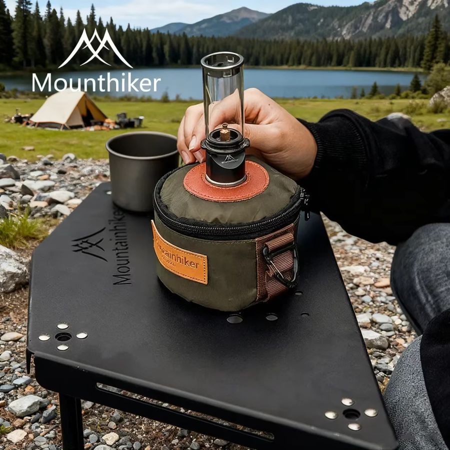 MOUNTAINHIKER Campinglampe Winddichte Gaskerzenlampe für Zeltbeleuchtung und Outdoor - Bild 2
