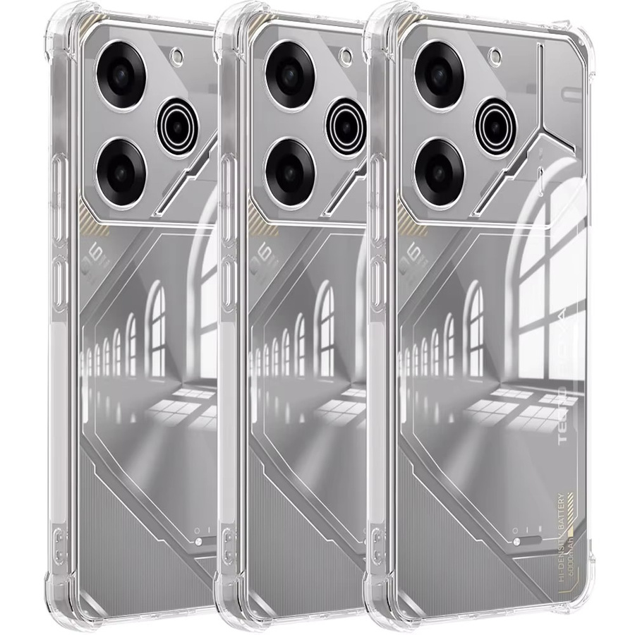 Transparente TPU-Silikonhülle für Tecno Pova 6 und Tecno Pova 6 Pro 4G/LTE - Bild 2