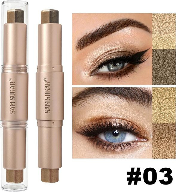 SAM SUGAR Lidschattenstift, 4-Farben, Creme, Matt, #03, Damen - Bild 1